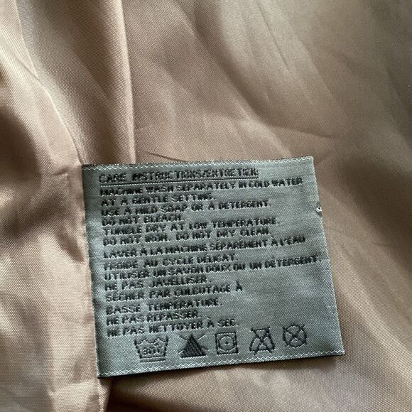 𝅺novelti Trench Metallic Jewel tone Dressy Coat Sz 6 - Picture 11 of 13